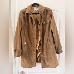 Vintage 1970’s Brown Suede Women's Jacket- Size L